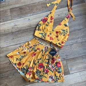 Ladies, brand new, Zaful w/tags, shorts,halter top